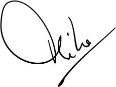 Mike Finding's signature - graphic